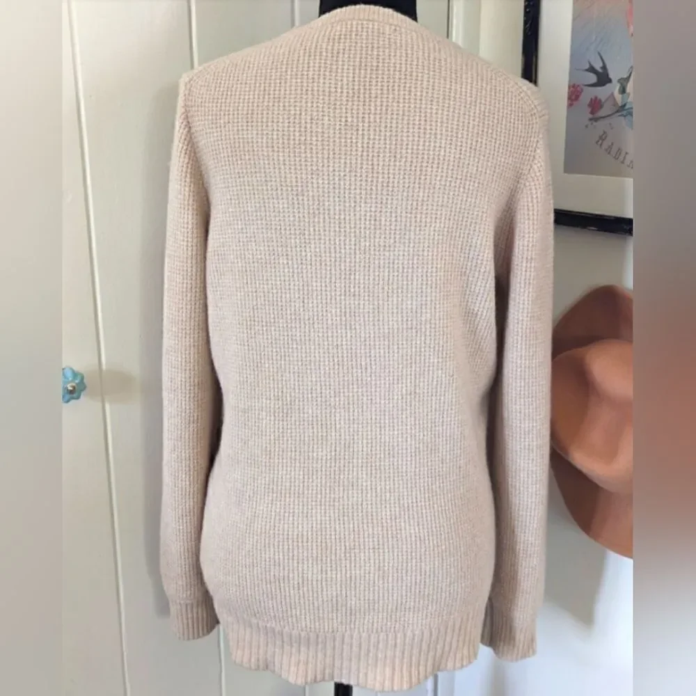 J. Crew Merino Wool Alpaca Sweater S Quiet Luxury Normcore Coastal Grandma